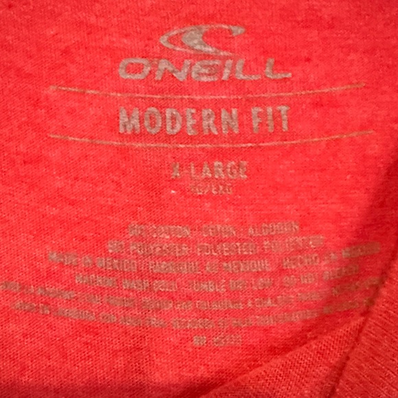 O'Neill Vibrant Red Short Sleeve Tee Size XL - Picture 4 of 10